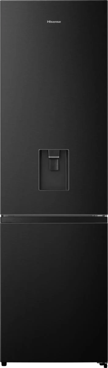 Hisense 59.5cm x 200.4cm Freestanding No Frost Fridge Freezer Water Dispenser 336L Black | RB435N4WFE
