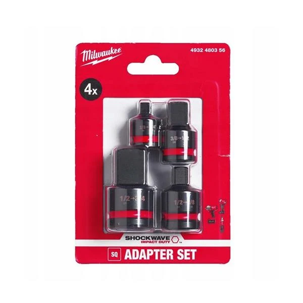 Impact Socket Square Adaptor Set (4 Pieces) - Image 2
