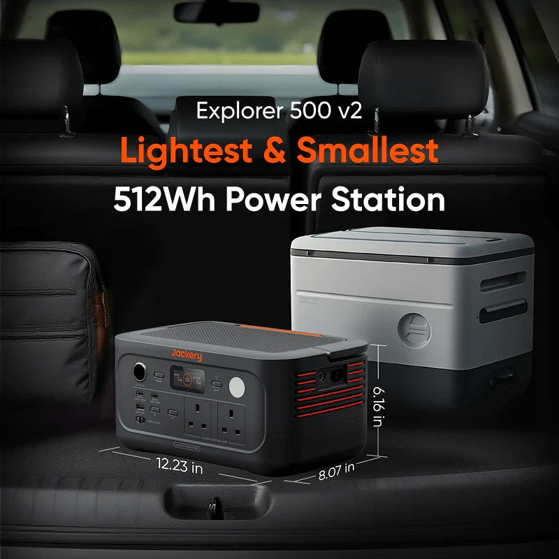 Jackery Explorer 500 V2 Portable Power Station| 263-21-0001-000276 - Image 7