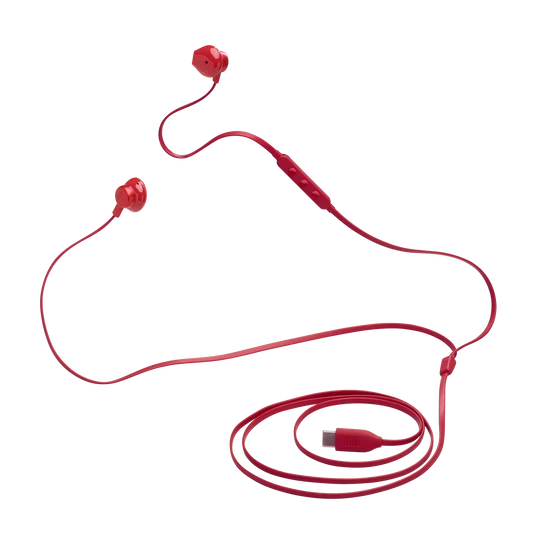 JBL Tune 305C USB-C Wired Earbuds High Resolution Red| JBLT305CRED - Image 6