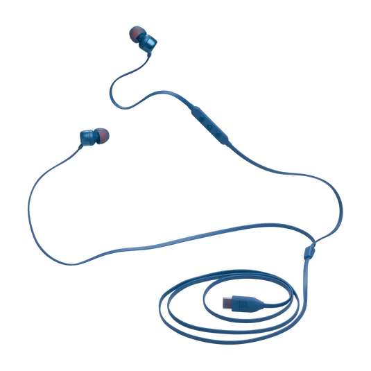 JBL Tune 310C USB-C Wired In-Ear Headphones High Res Blue| JBLT310CBLU - Image 7
