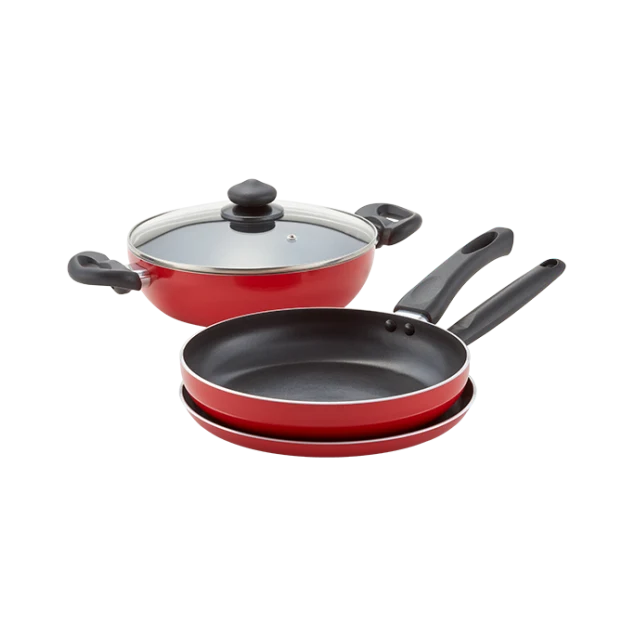 Judge 3 Piece Cookware Set - Red - Image 2