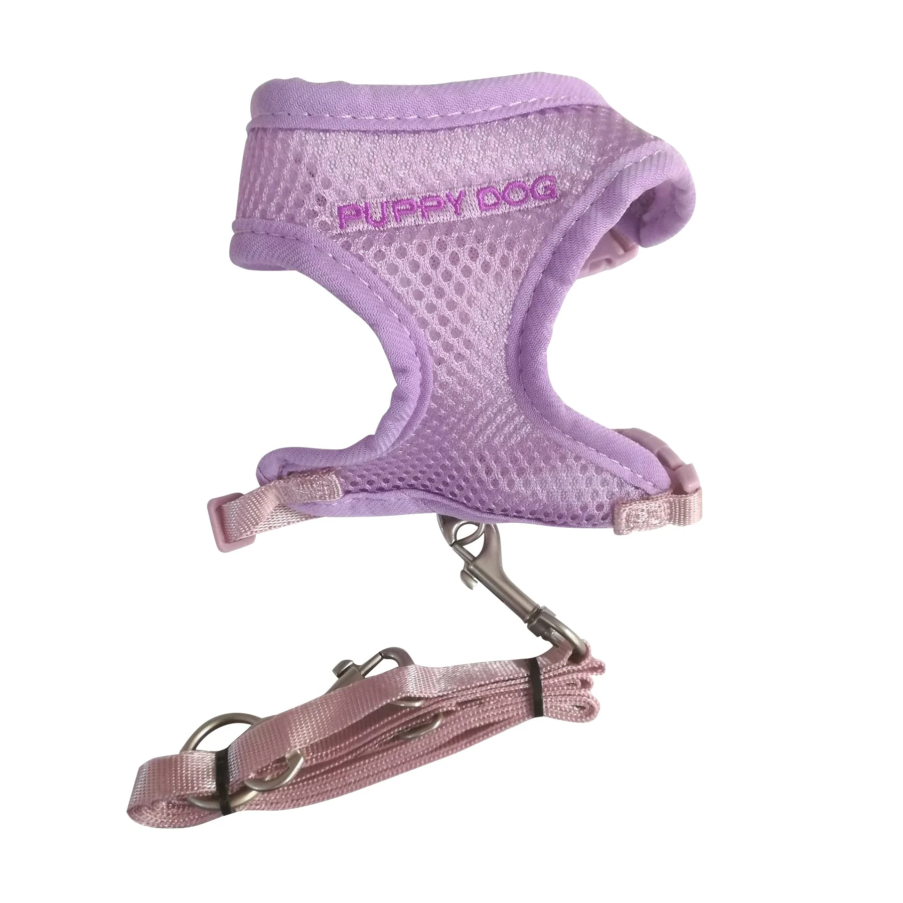 Junior Puppy Soft Harness With Leash Lilac - Image 2