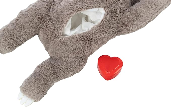 Junior Sloth with heartbeat Dog Toy - Image 4