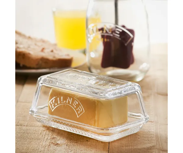 Kilner Glass Butter Dish And Lid