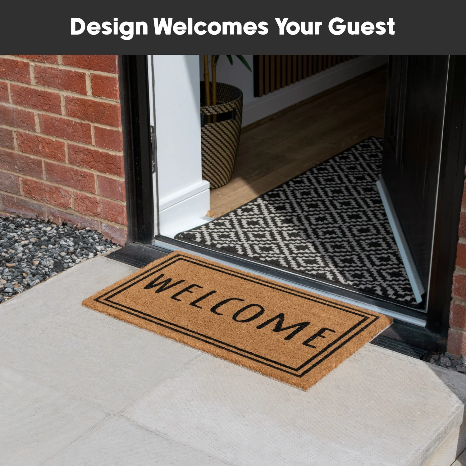 Latex Coir -Welcome Border Mat 40x60cm - Image 7