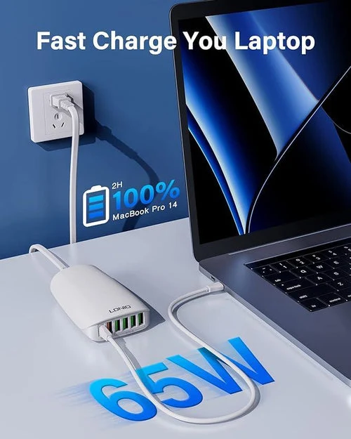 LD 65w Desktop 6 Port Charger - Image 6
