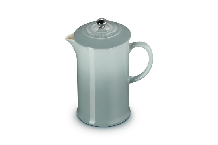 Le Creuset 1L Cafetiere with Metal Press Sea Salt - Image 2