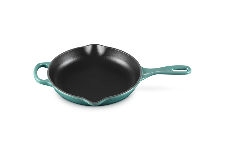 Le Creuset 23cm Signature Round Skillet Blue Riviera - Image 2