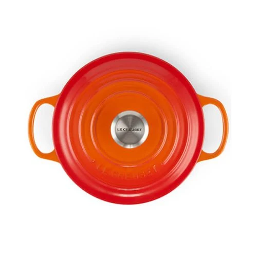 Le Creuset Round Casserole 24cm Volcanic - Image 4