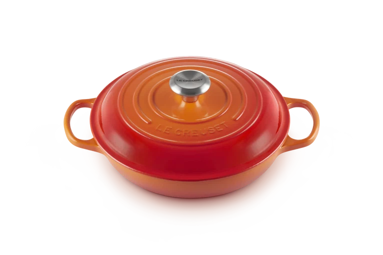 Le Creuset 26cm Shallow Casserole Volcanic - Image 2