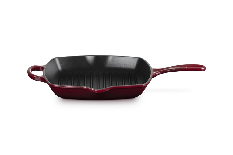 Le Creuset 26cm Square Grillit Garnet