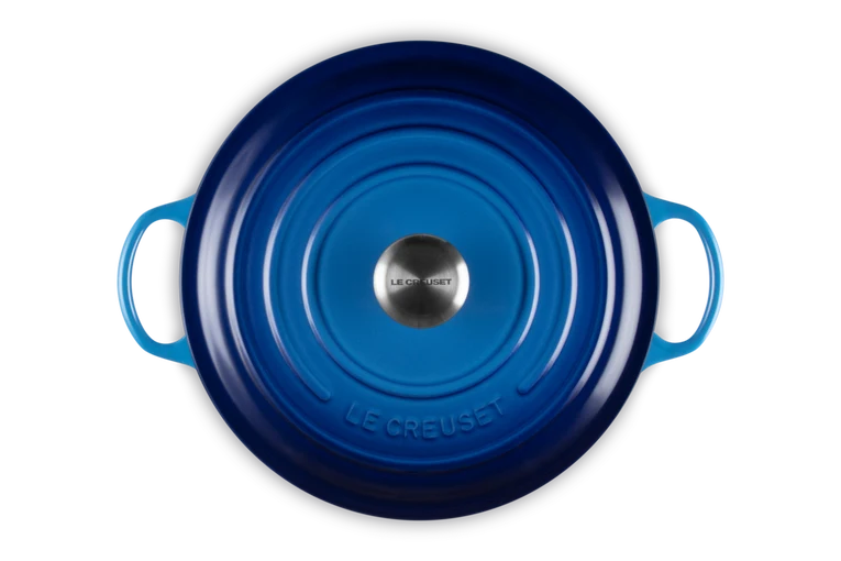 Le Creuset Signature Soup Pot 28cm Azure - Image 3