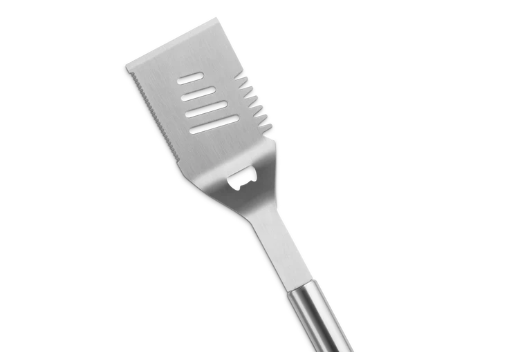 Le Creuset BBQ Outdoor Stainless Steel Slotted Turner - Image 3