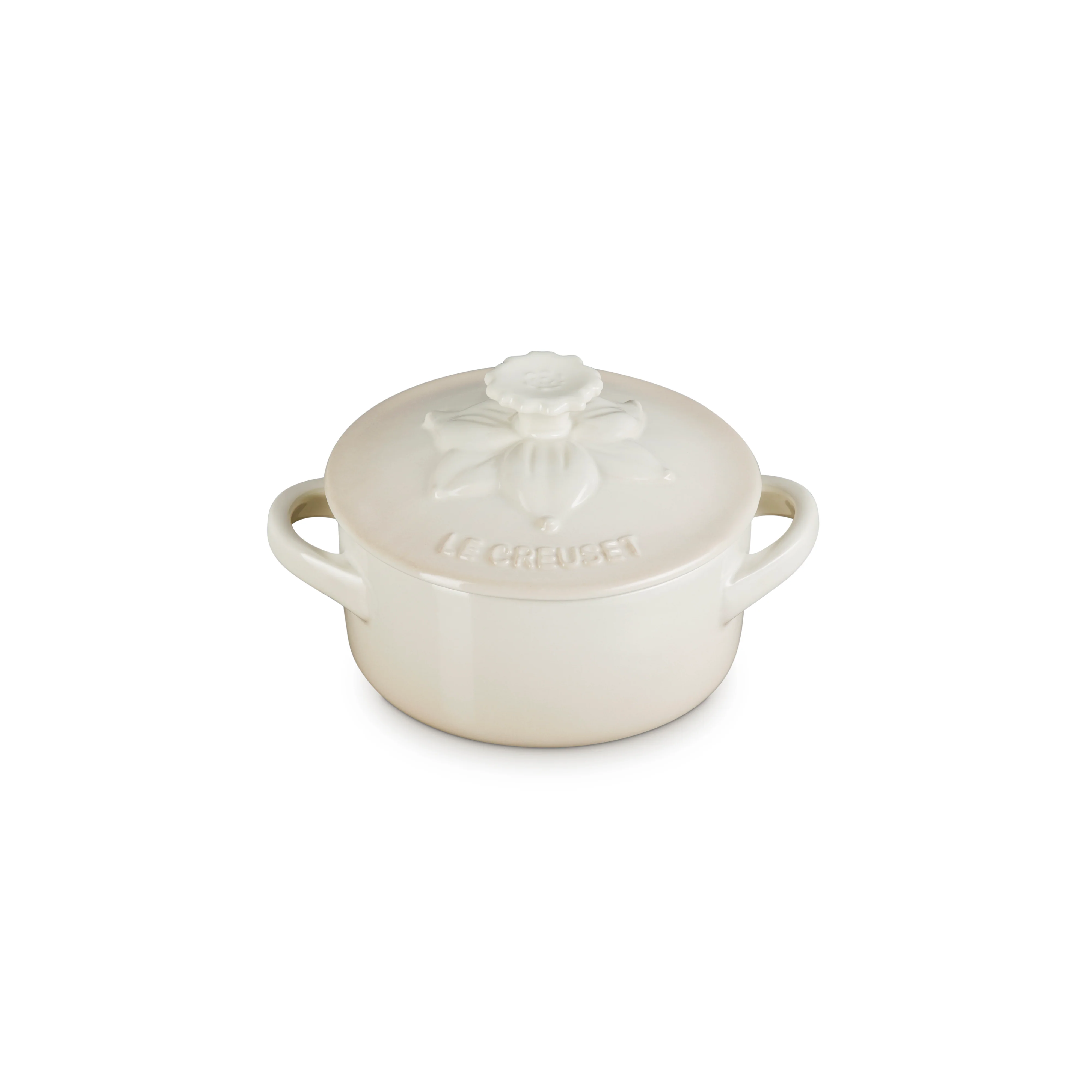 Le Creuset Daffodil Petite Mini Casserole 250ml Meringue - La Jardin - Image 3