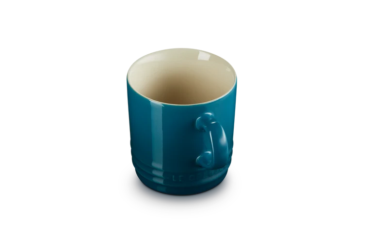 Le Creuset Stoneware Cappuccino Mug 200ml Deep Teal - Image 6