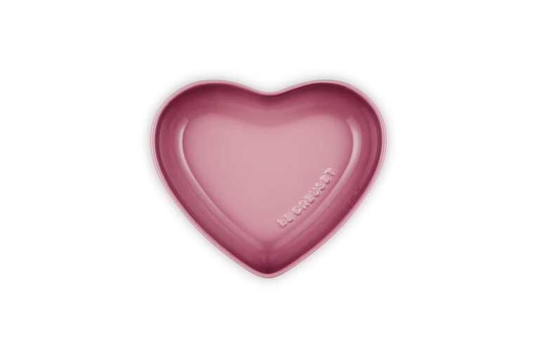 Le Creuset Heart Bowl 20cm - Rose Quartz - Image 4
