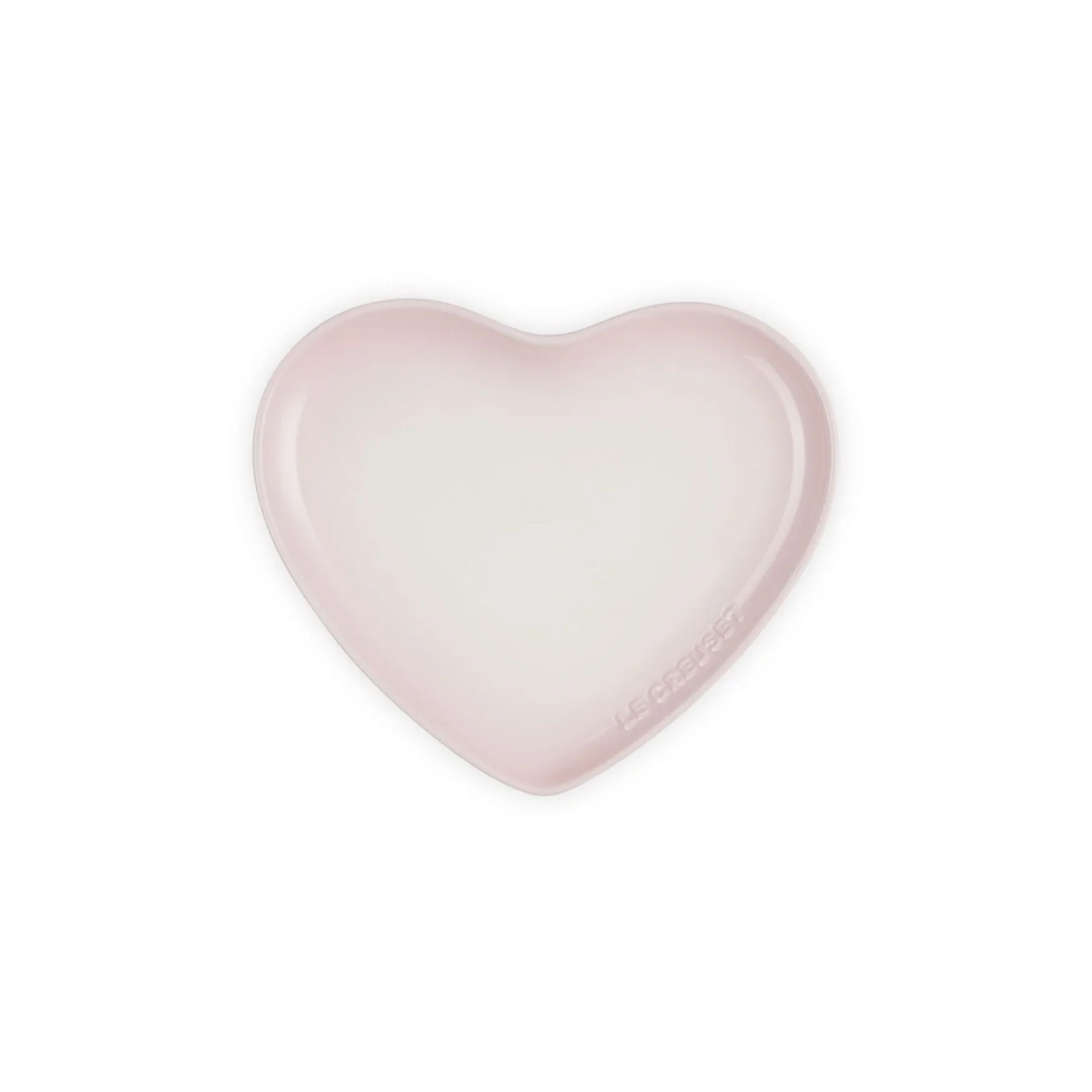 Le Creuset Heart Serving Platter 32cm - Shell Pink