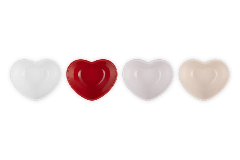 Le Creuset Heart Set 4 Mini Bowl - Image 4