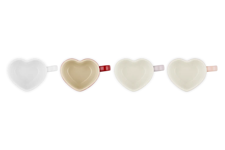 Le Creuset Heart Set 4 Mugs - Image 3