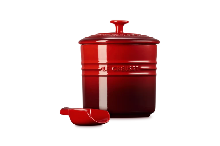 Le Creuset Kitchen Container with Scoop 2.3Ltr Cerise - Image 3