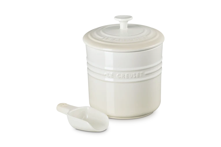 Le Creuset Kitchen Container with Scoop 2.3Ltr Meringue