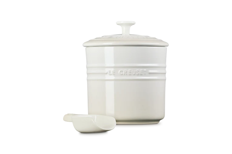 Le Creuset Kitchen Container with Scoop 2.3Ltr Meringue - Image 3