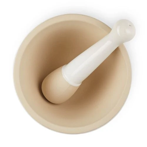 Le Creuset Meringue Stoneware Pestle & Mortar - Image 4