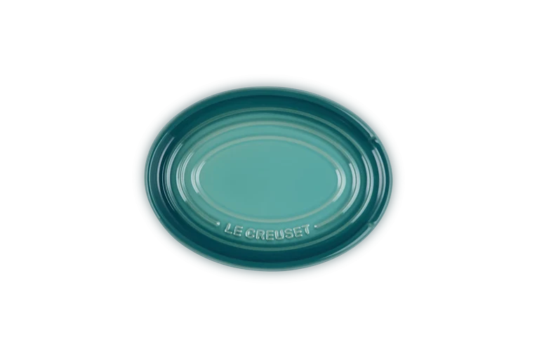 Le Creuset Oval Spoon Rest Blue Riviera - Image 4