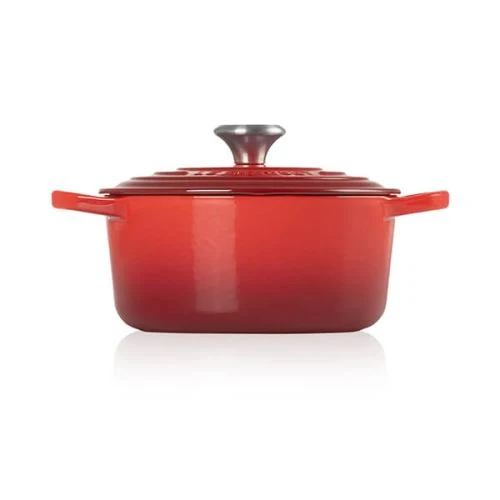 Le Creuset Signature Cerise Cast Iron 24cm Round Casserole - Image 3