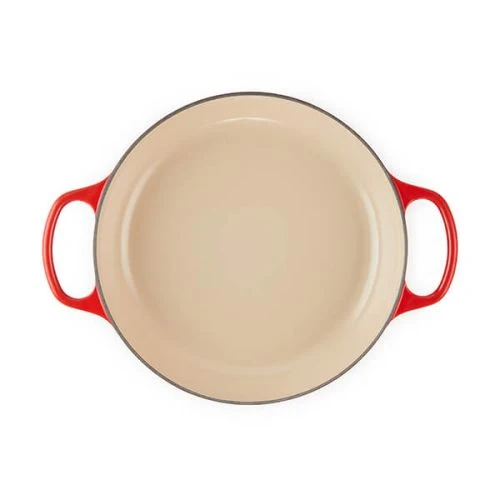 Le Creuset Signature Cerise Cast Iron 26cm Shallow Casserole - Image 5