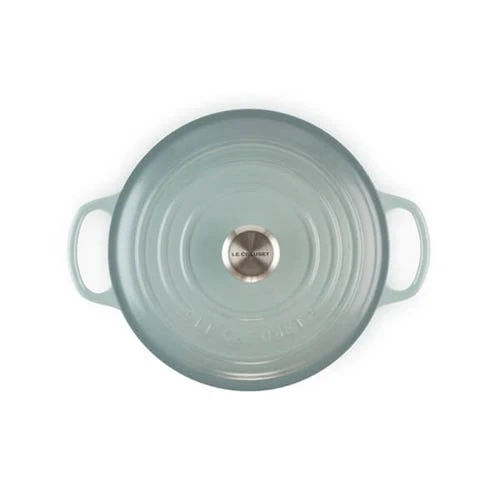 Le Creuset Signature Sea Salt Cast Iron 22cm Round Casserole - Image 3