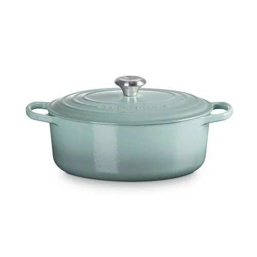 Le Creuset Signature Sea Salt Cast Iron 29cm Oval Casserole - Image 2