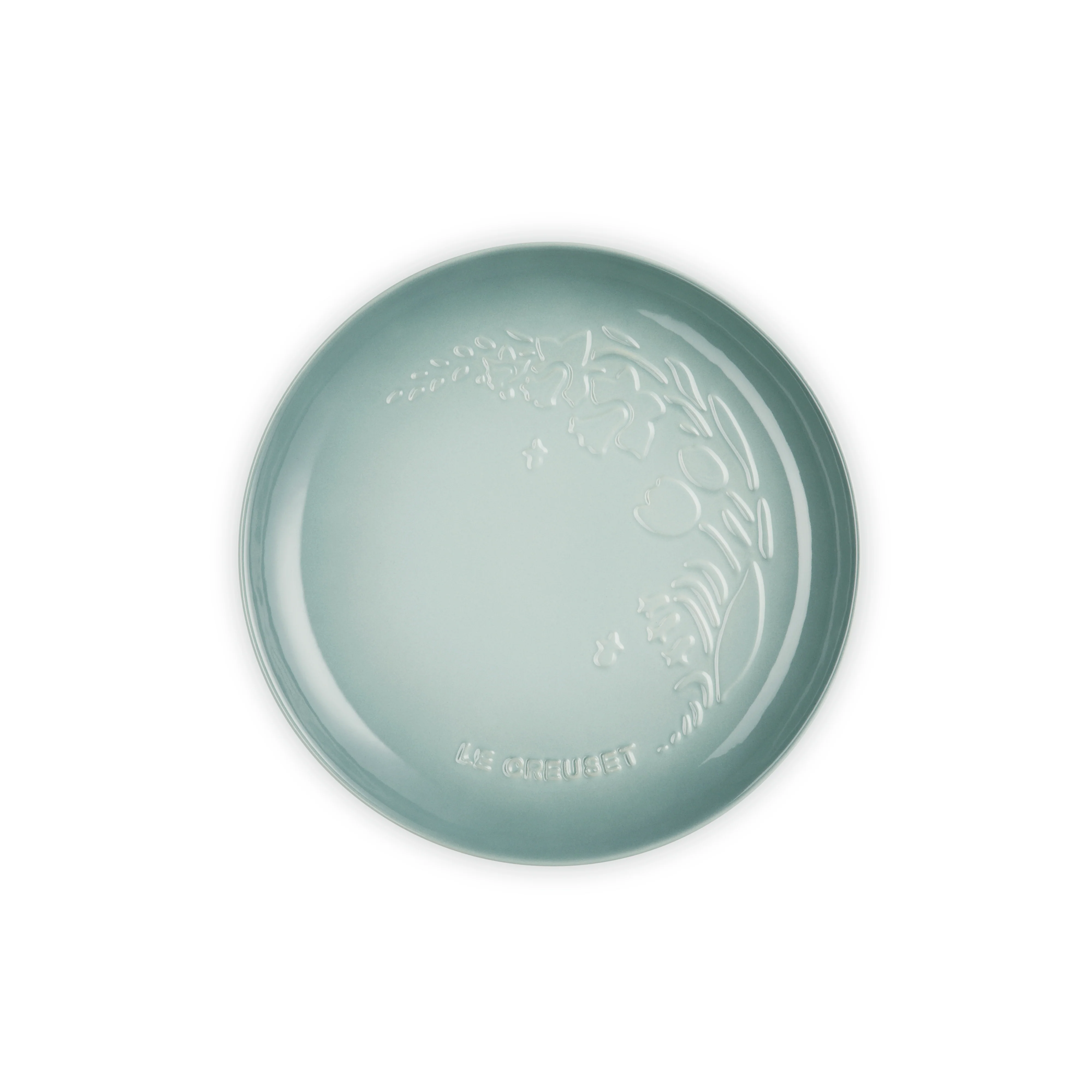 Le Creuset Sphere Plate 22cm Sea Salt - La Jardin - Image 2