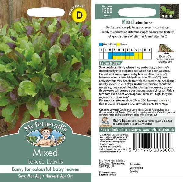 Lettuce Leaves Mixture