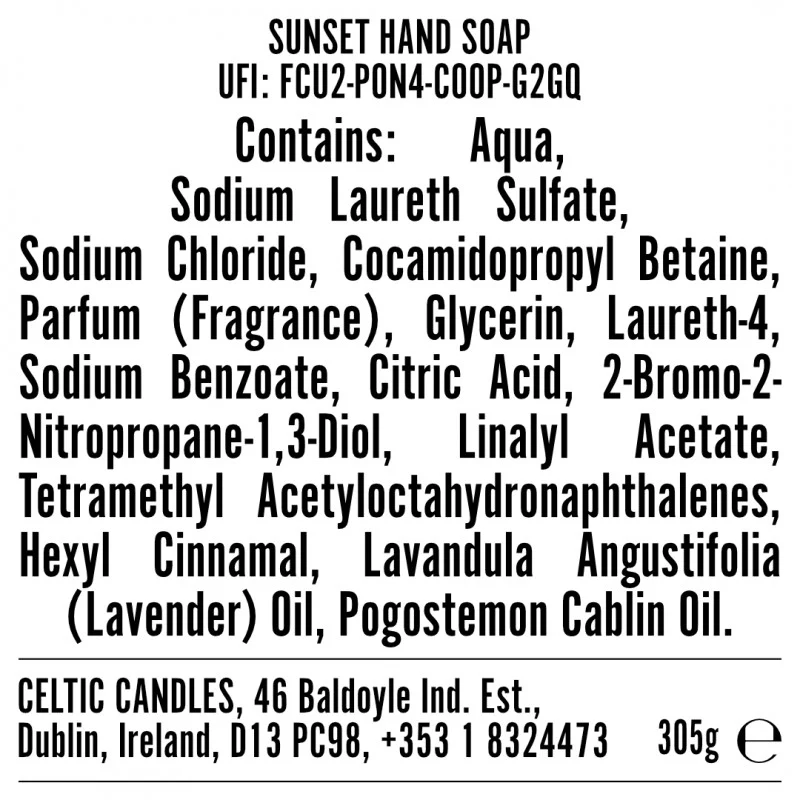 Lumiere Range - 250ml Natural Soap Dusk (Crepuscule) - Image 3