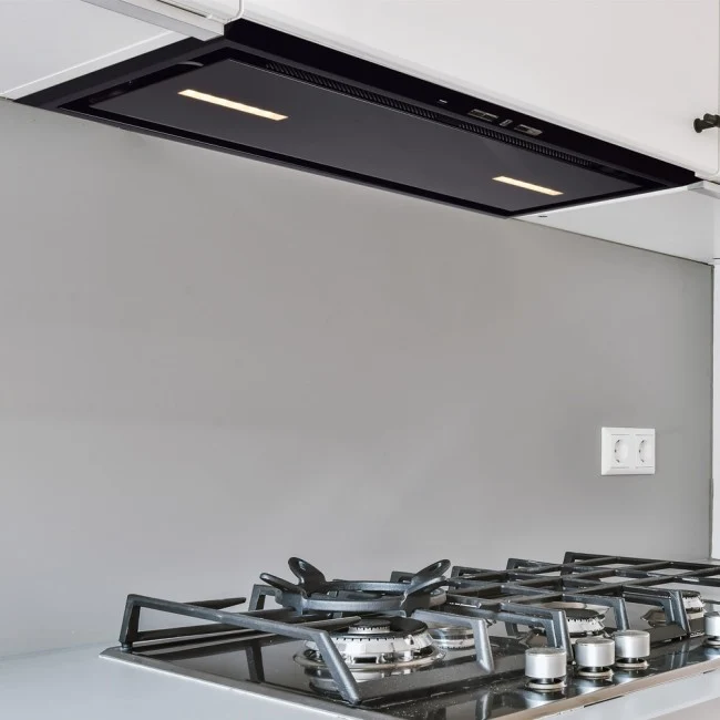 Luxair 86cm Black Glass Canopy Hood Plus - Image 3