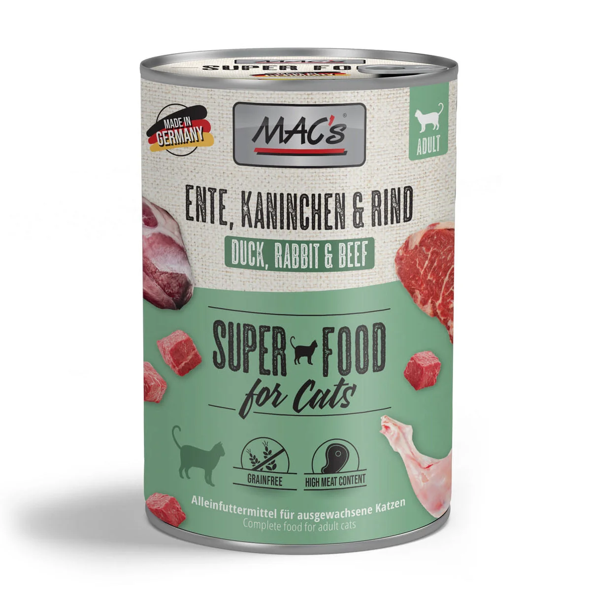MAC's Cat Tin Food | Duck, Rabbit & Beef | 400g