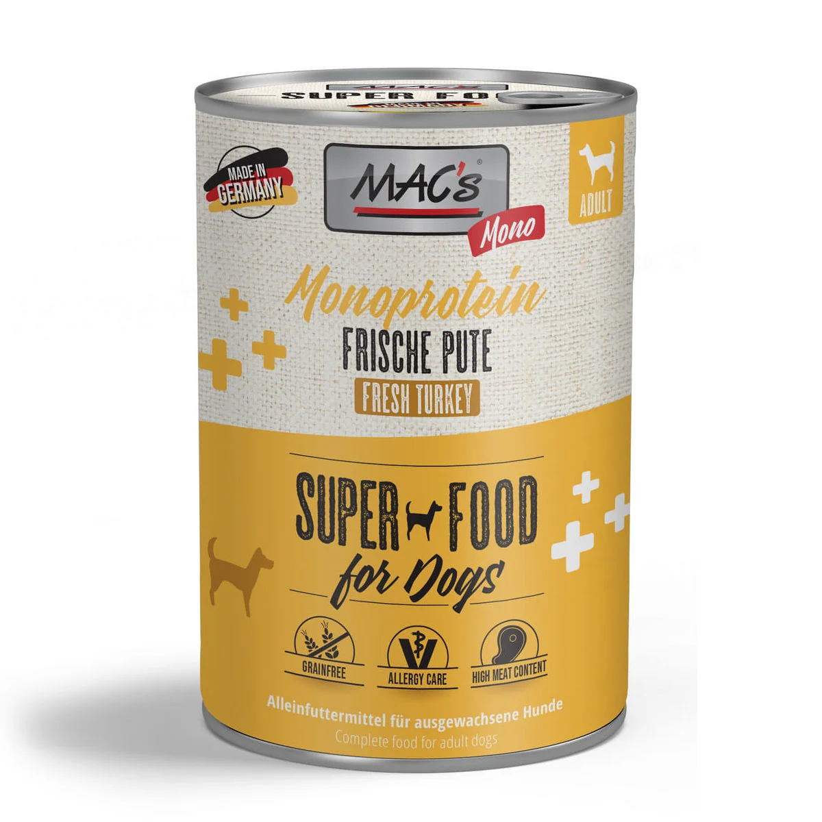 MAC's Dog Tin Food | Sensitive Turkey | 800g