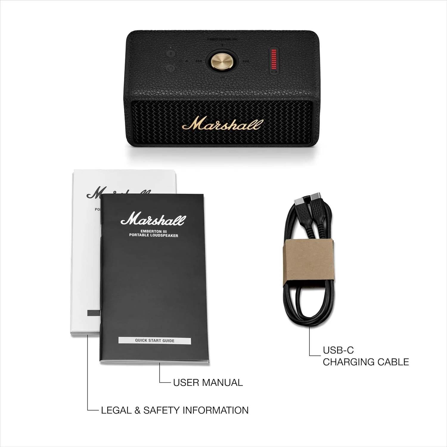 Marshall Emberton III Black & Brass | 1006884 - Image 9