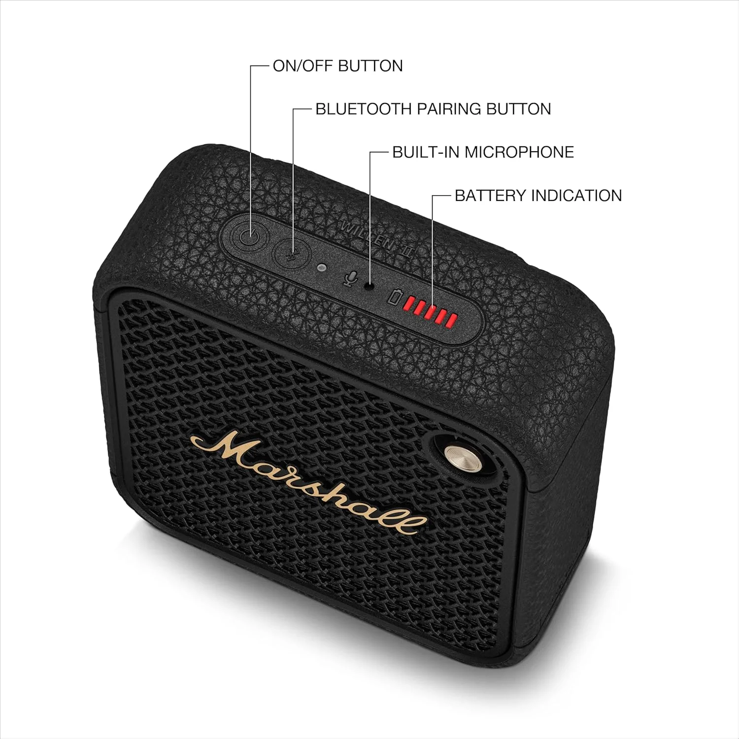 Marshall Willen II Black & Brass - Image 2