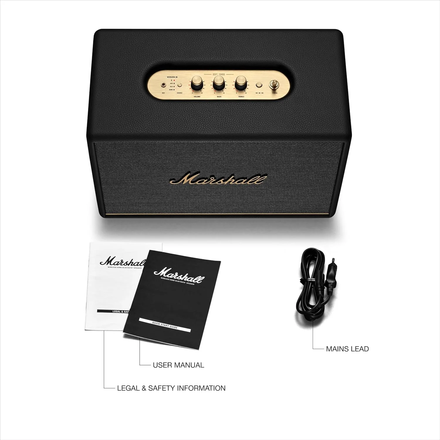 Marshall Woburn III Bluetooth (Black) - Image 5