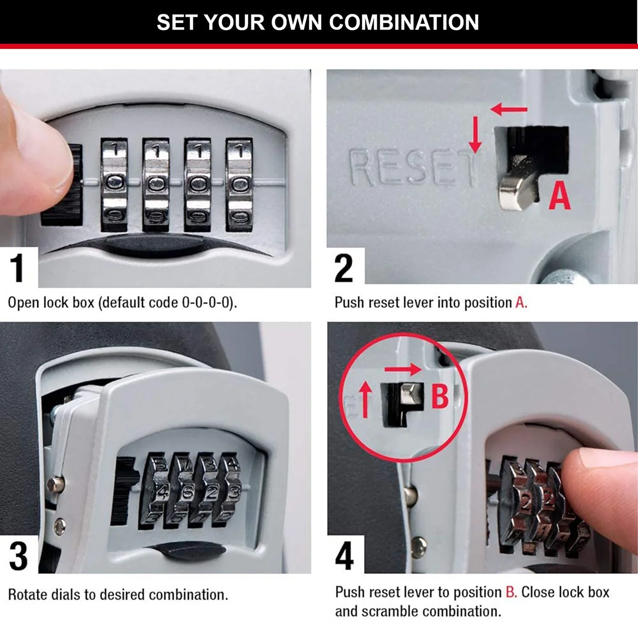 Master Lock Large Key Box | XMS25KEYSAFE - Image 4