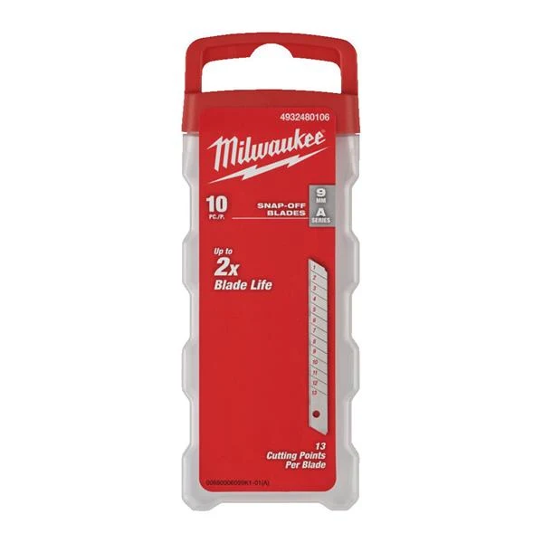 Milwaukee 9mm Silver Blade, 10 Pack