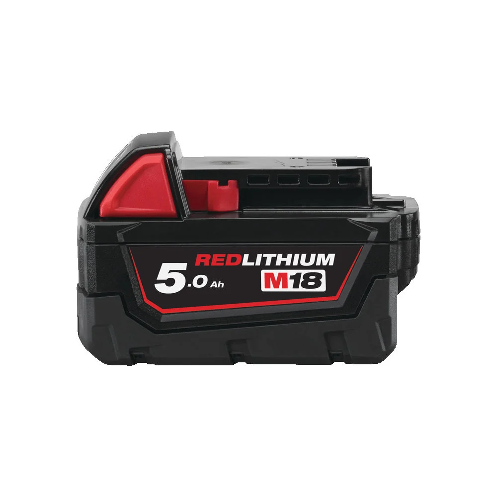 Milwaukee M18B5 5.0Ah Red Lithium-Ion Battery Pack - Image 2