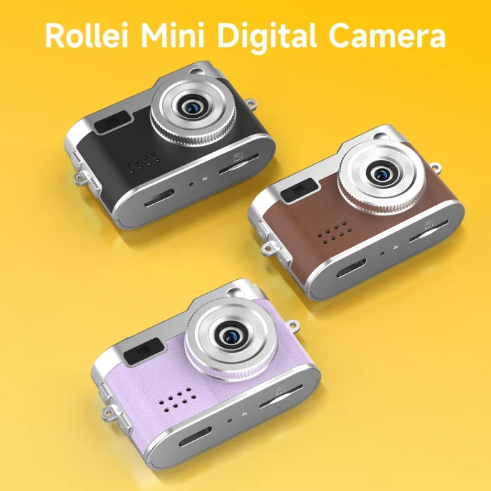 Mini Digital Camera, Black - Image 5