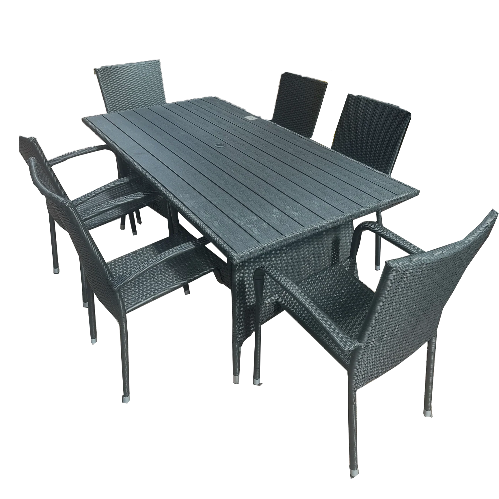 Monza 6 Seater Garden Dining Set - Table