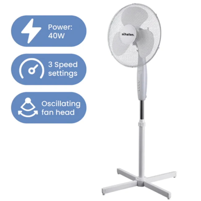 16'' Pedestal Oscillating Fan - Image 3