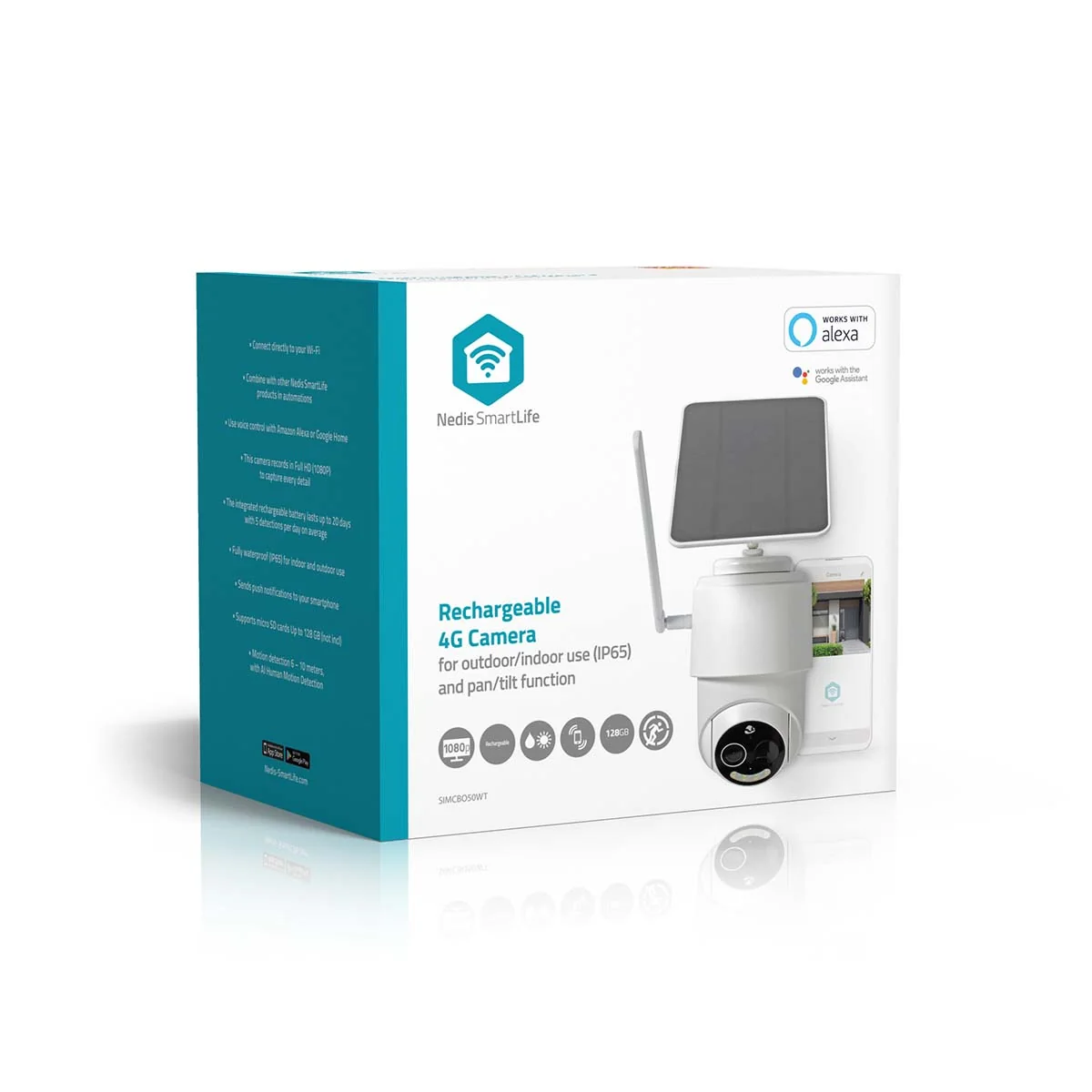 Nedis SmartLife Outdoor Camera 4G with Rechargeable Battery & Solar Panel | 418848 - Image 18