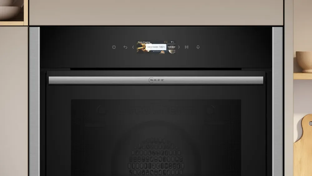 NEFF N70 Slide&Hide B54CR71N0B Electric Pyrolytic Smart Oven - Stainless Steel - Image 3
